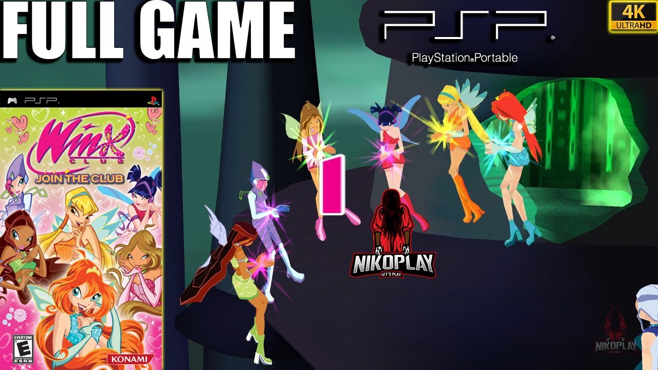 Winx Club: Join the Club - FULL GAME - EXCLUSIVE ON PSP - Longplay - 4K - No Commentary 📼