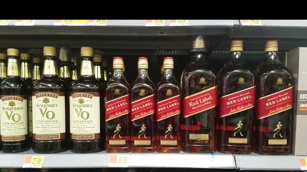 Walmart Liquor spirit and wine shop with me