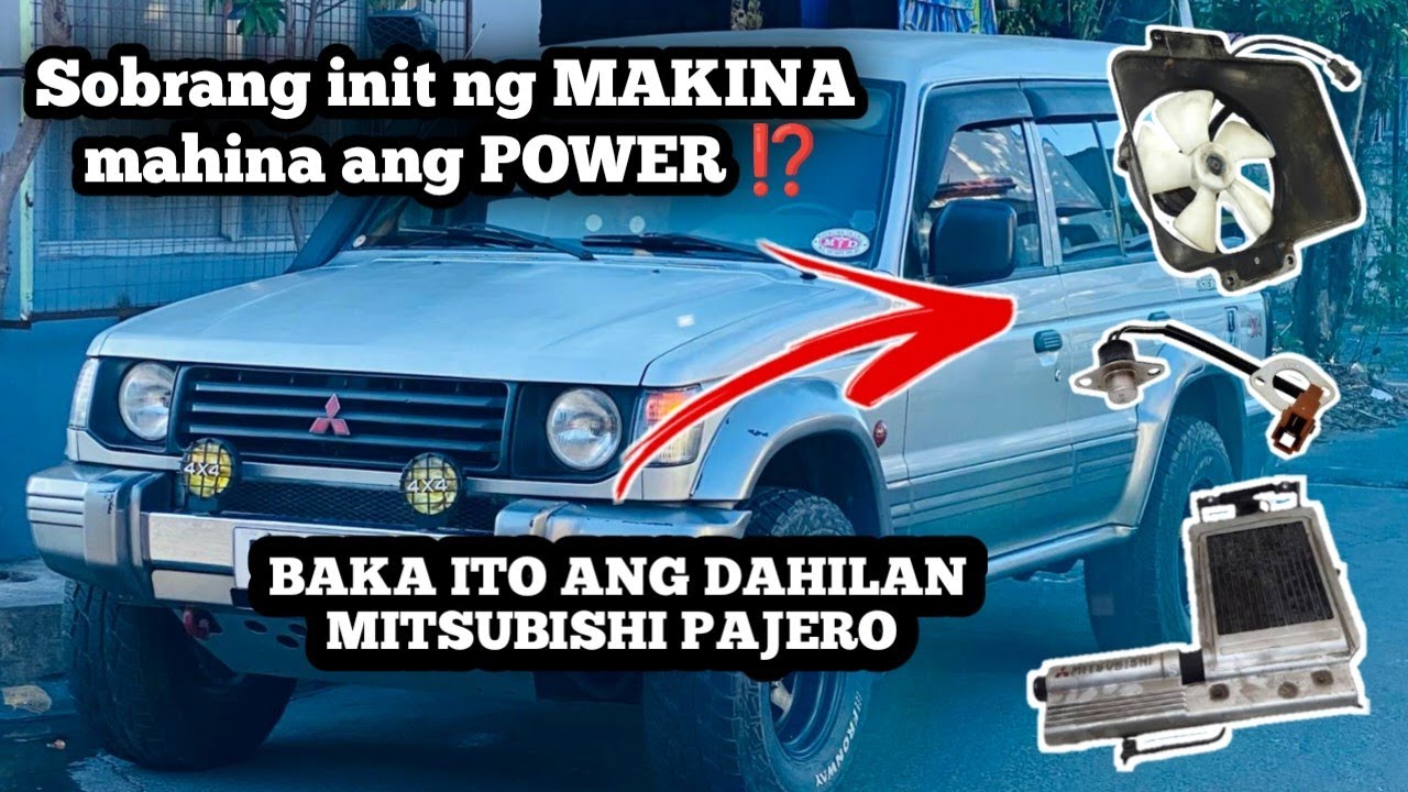 Mitsubishi Pajero defective Intercooler Sensor & Fan Repair Bypass | Nellywerkz TV