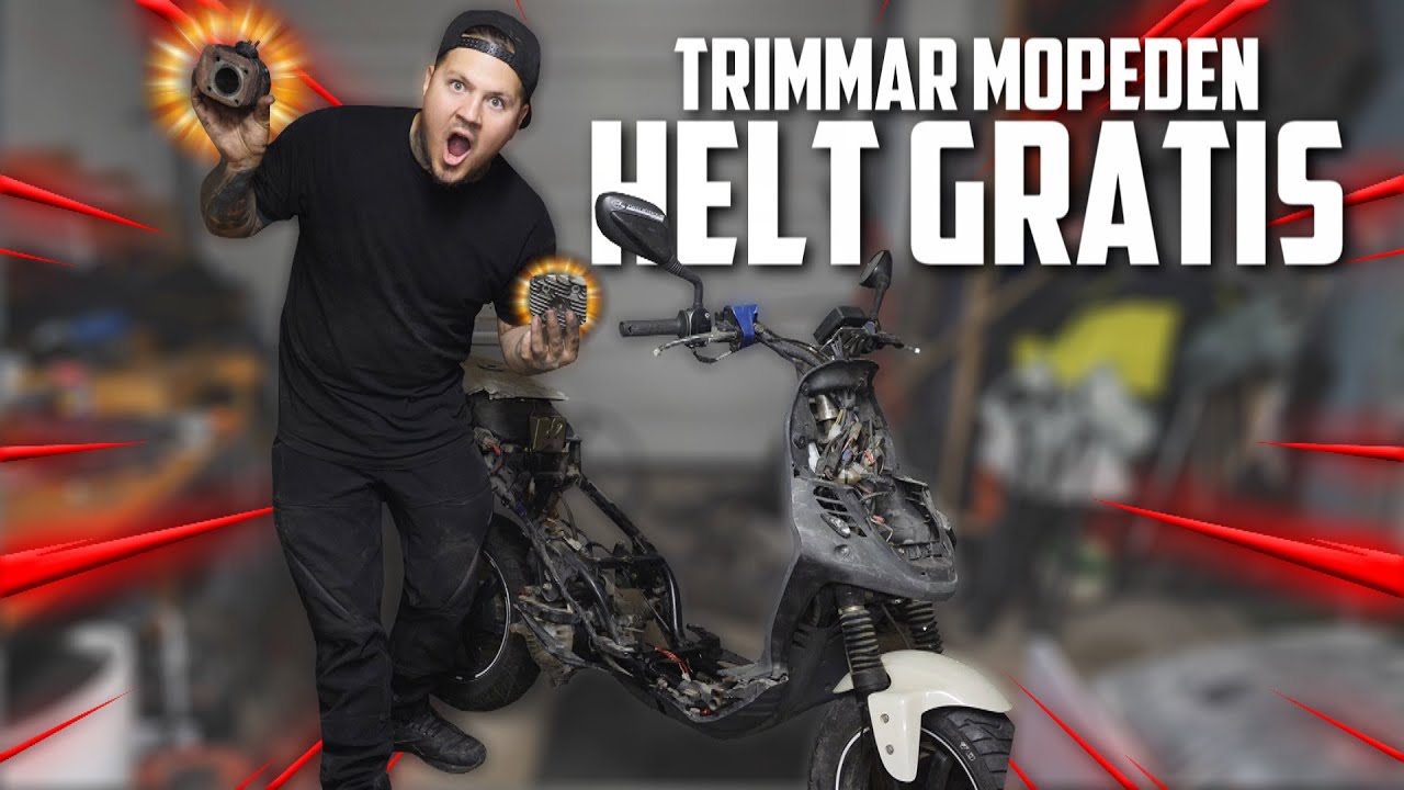 Trimmar Sönder Mopeden - Del 1 - Tar Bort Pluggar