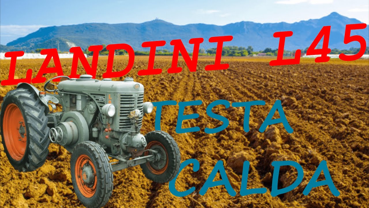 ACCENSIONE E MARCIA DEL LANDINI L45 TESTACALDA DEGLI ANNI '50