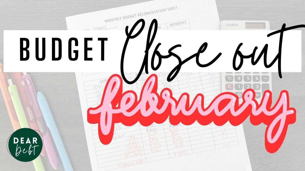 February Budget Recap, two working parents with 3 kids in the Midwest