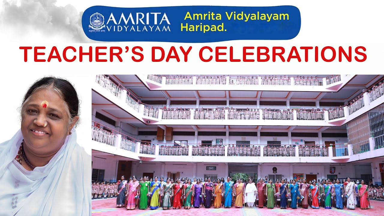 TEACHER'S DAY CELEBRATIONS,AMRITA VIDYALAYAM ,HARIPAD