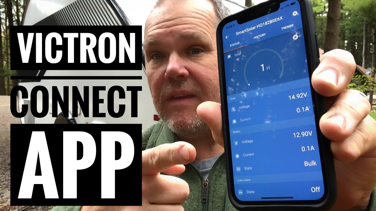 Основы использования приложения Victron Solar Controller