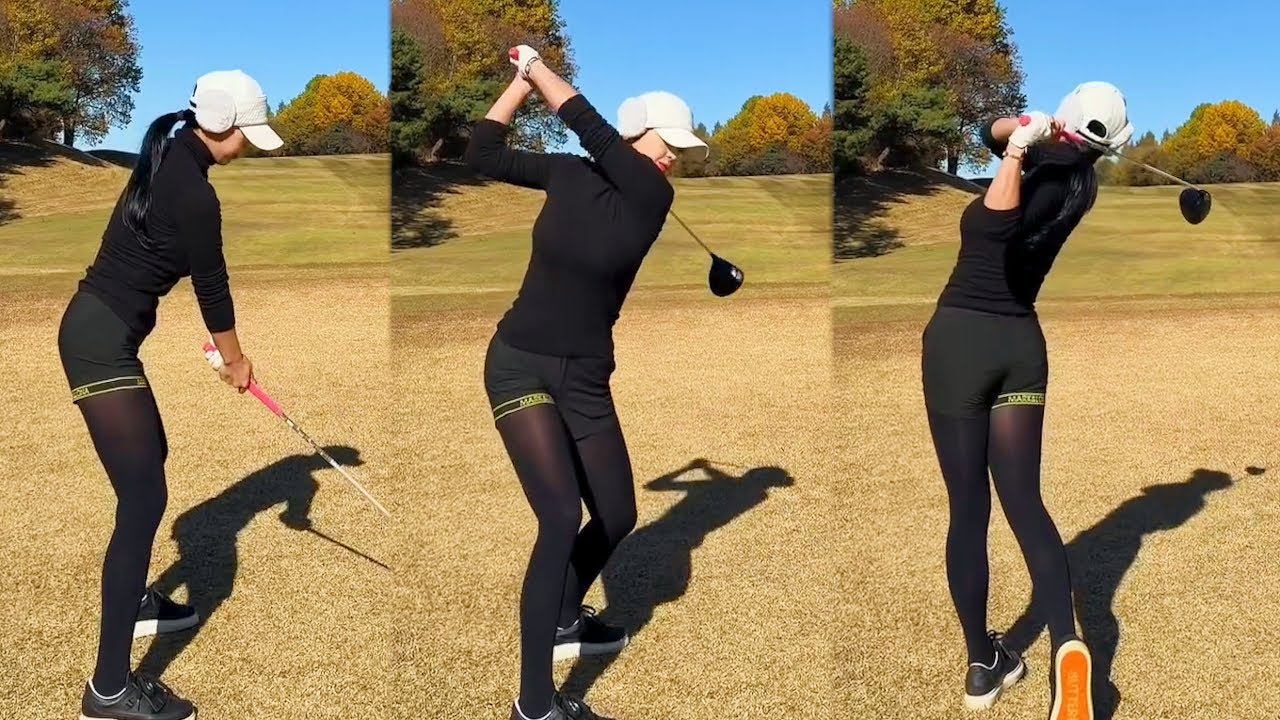 엄청난 헤드스피드! KLPGA 이푸름 프로의 골프스윙!