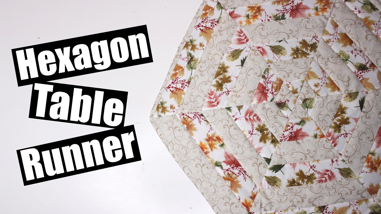 Jelly Role Hexagon Table Runner Sewing Tutorial