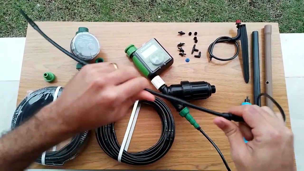 Irrigação Fácil com Minidrip para vasos, jardins verticais e canteiros