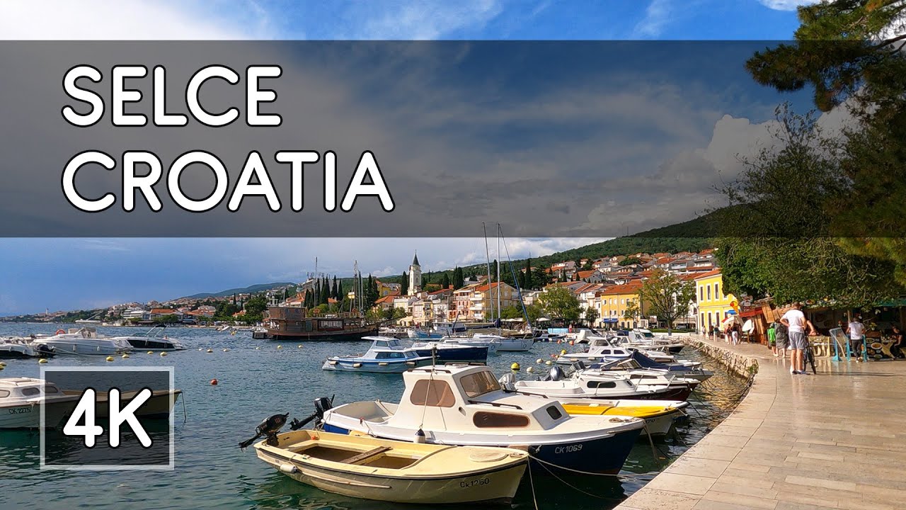 Walking Tour: Selce, Croatia - 4K UHD Virtual Travel