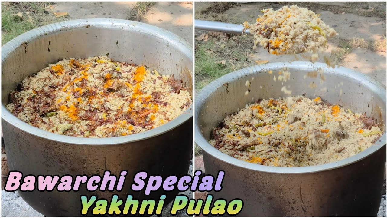 Bawarchi Se Seekhiye 👨‍🍳 10 kg ki Yakhni Pulao Recipe || Muradabadi Pulao Ramzan Special Recipe ✨️