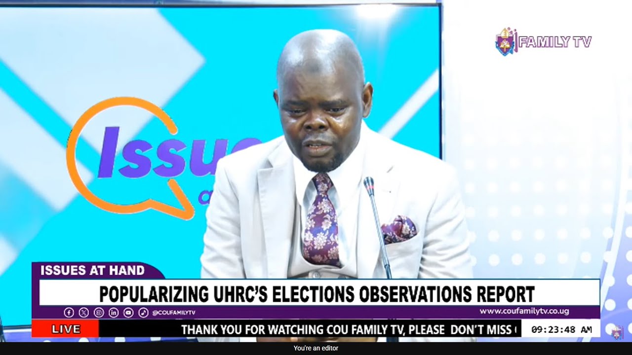 Popularizing UHRC’s Elections Observations Report