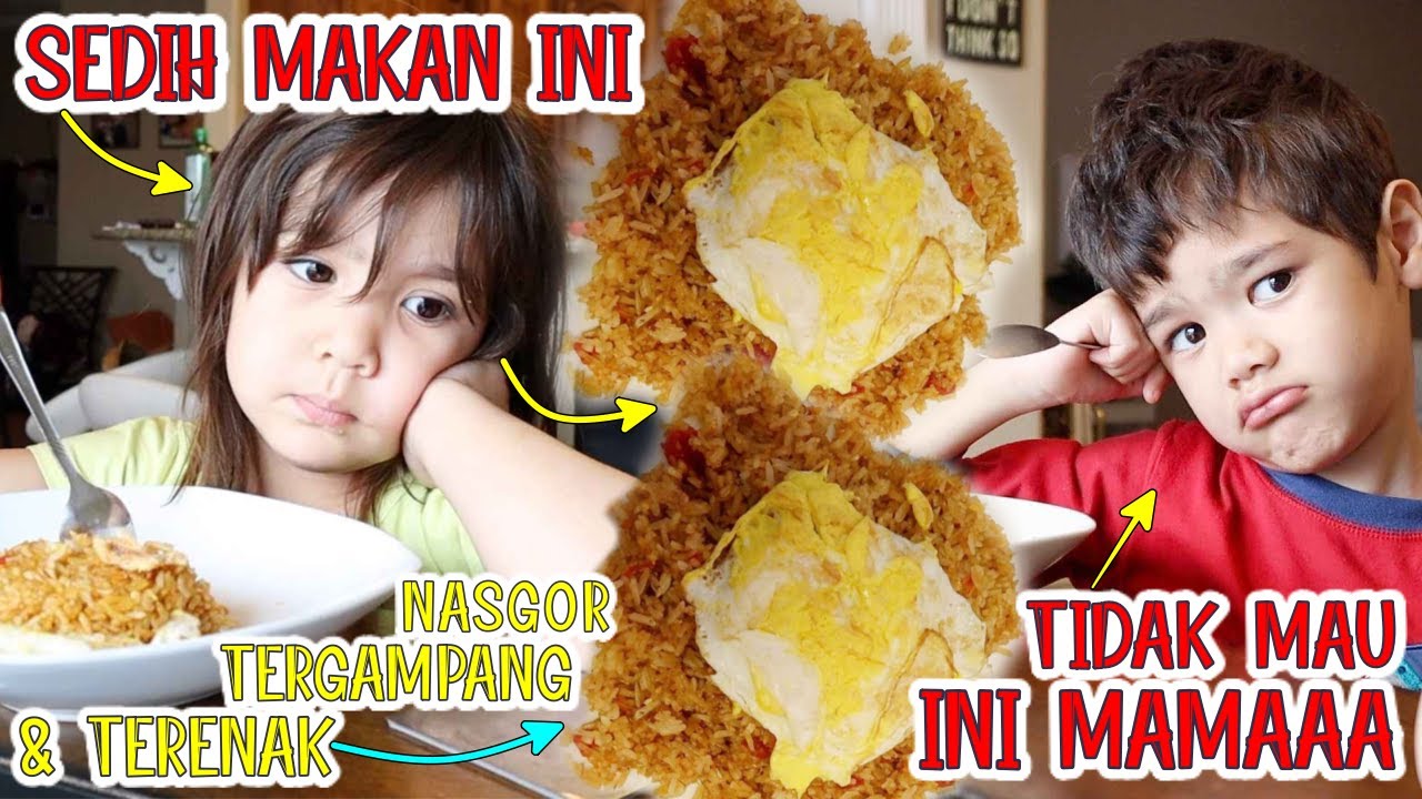 BULE CILIK MENOLAK NASI GORENG TERENAK