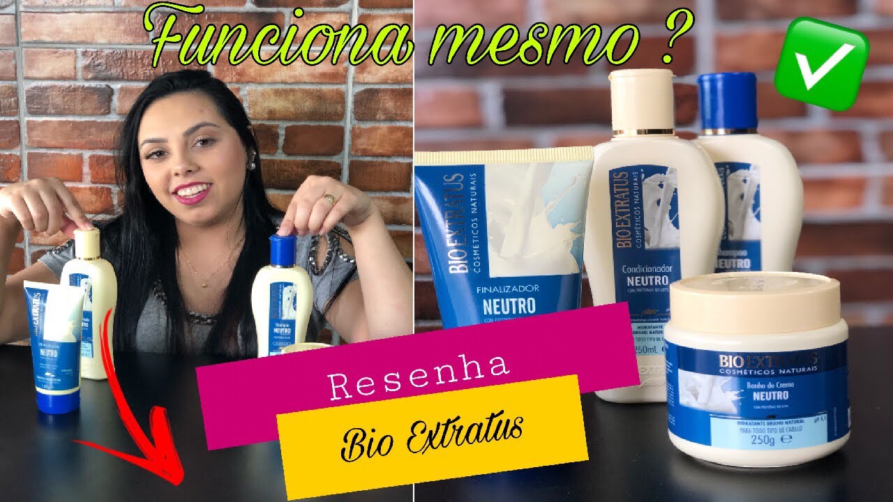 Resenha  BIO EXTRATUS | Linha NEUTRO | BRILHO NATURAL