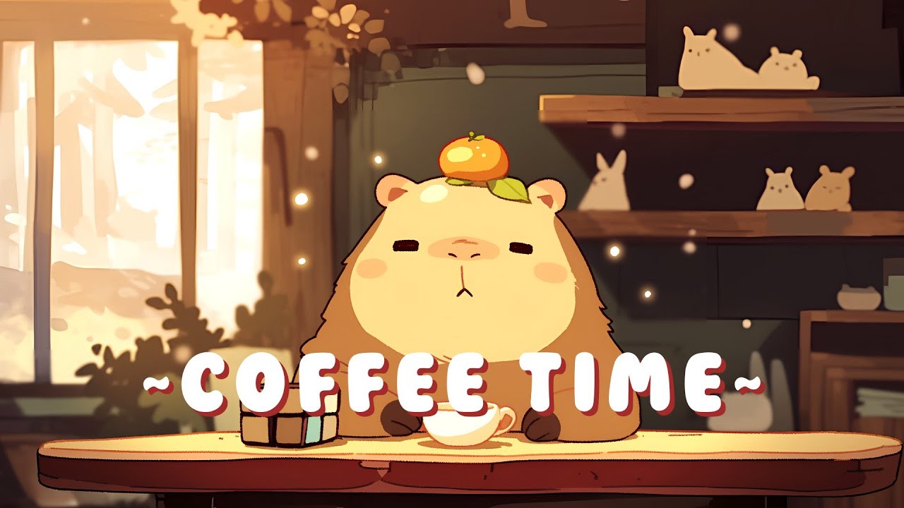 24/7 Capybara Lofi Beats - Cozy Lofi Hip Hop Mix ~ Cozy Times ~ 🦫 🌙 📖