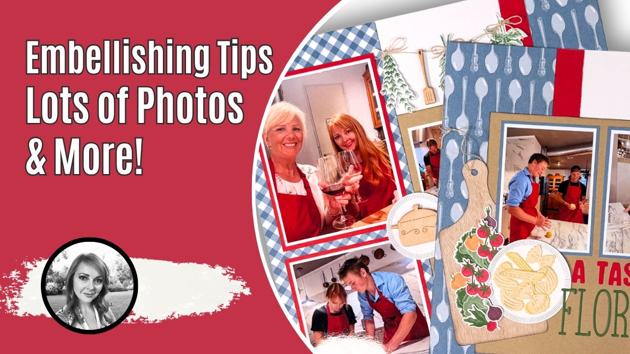 Макет для скрапбукинга от Stampin' Up! Made with Sweetness Italy