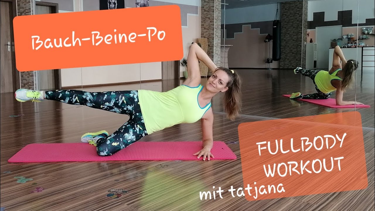 Fullbody Workout ohne Geräte / Schwerpunkt Bauch Beine Po / Ganzkörpertraining / Athletic Body