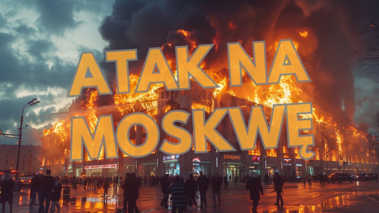 Atak terrorystyczny w Moskwie. Napastnicy z bronią i duży pożar