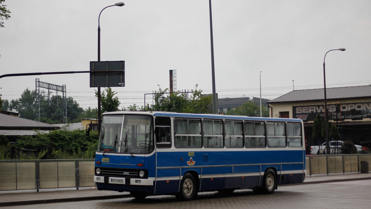 Ikarus 260.04 #45151 - MPK Kraków (Nagranie audio, linia 170)