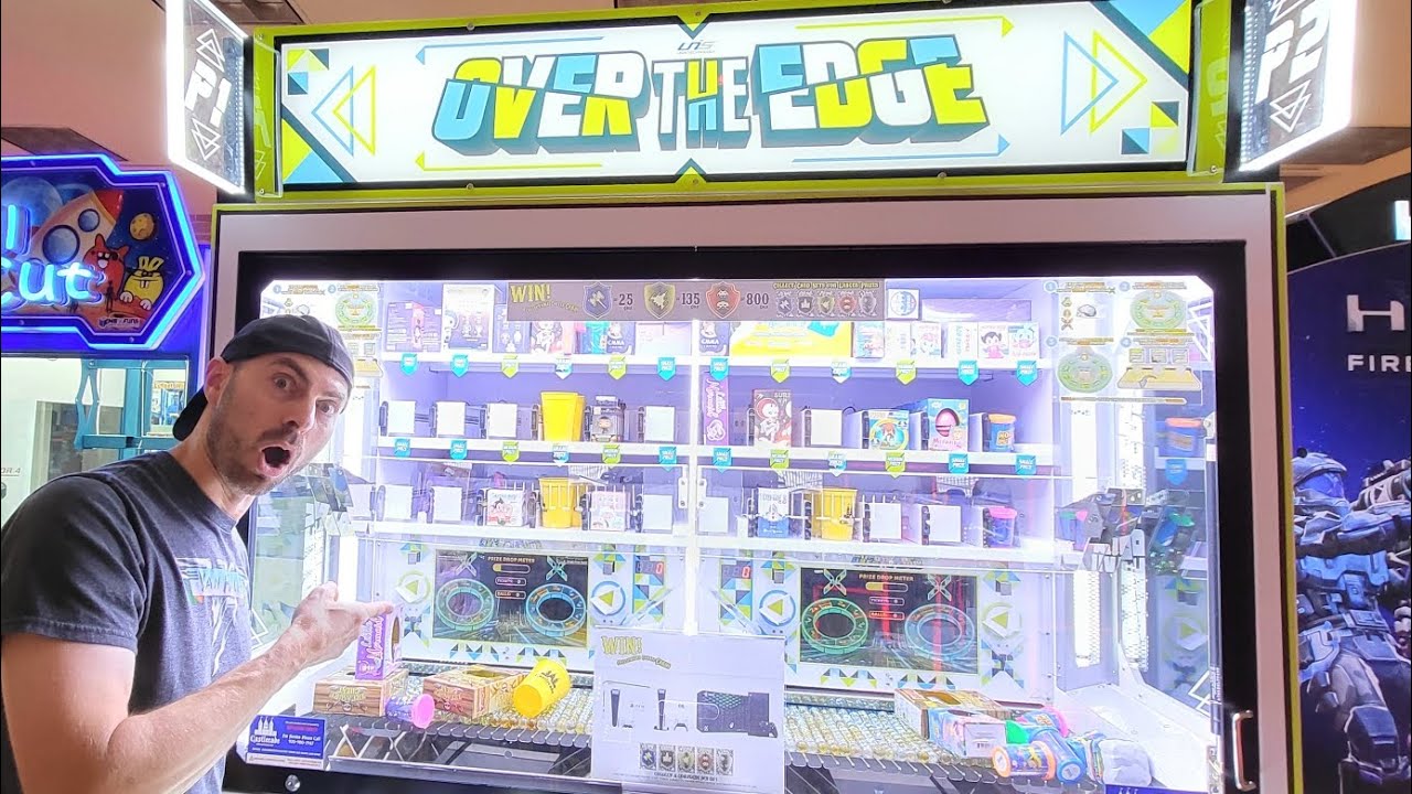 OVER THE EDGE MARBLE PUSHER! (I HAVE NEVER SEEN THIS GAME...) 👀