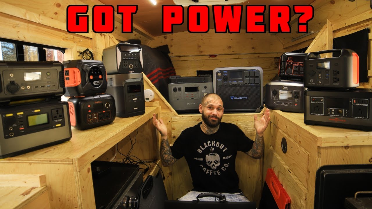 Van Life Solar Battery Station