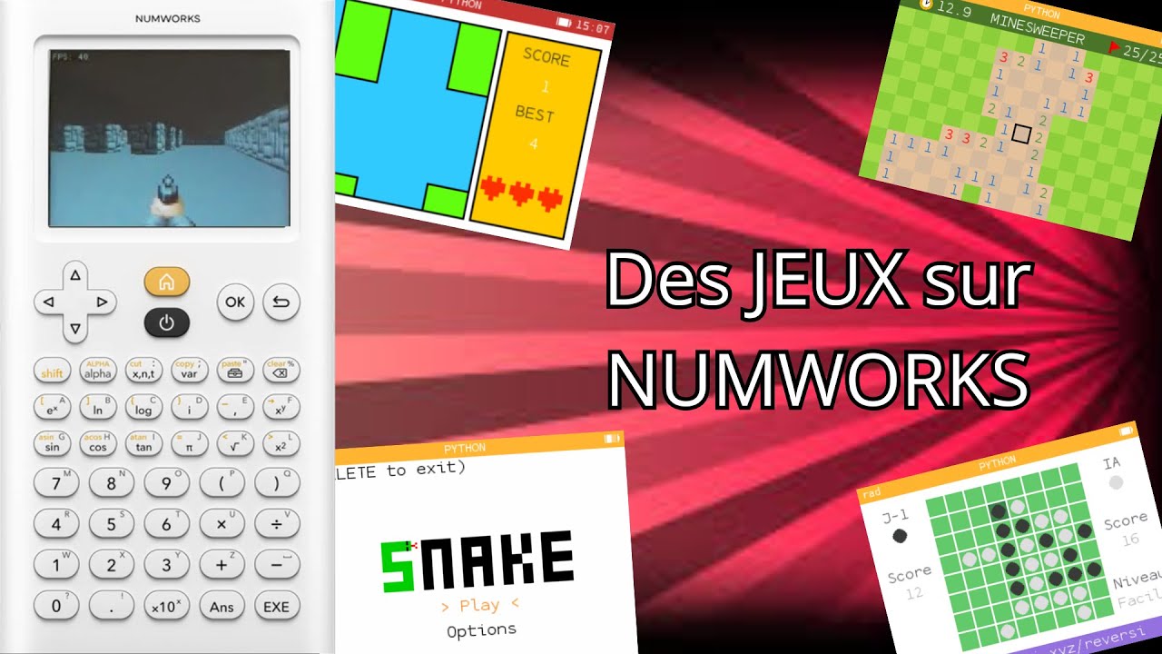 Installer facilement des jeux sur votre calculatrice Numworks