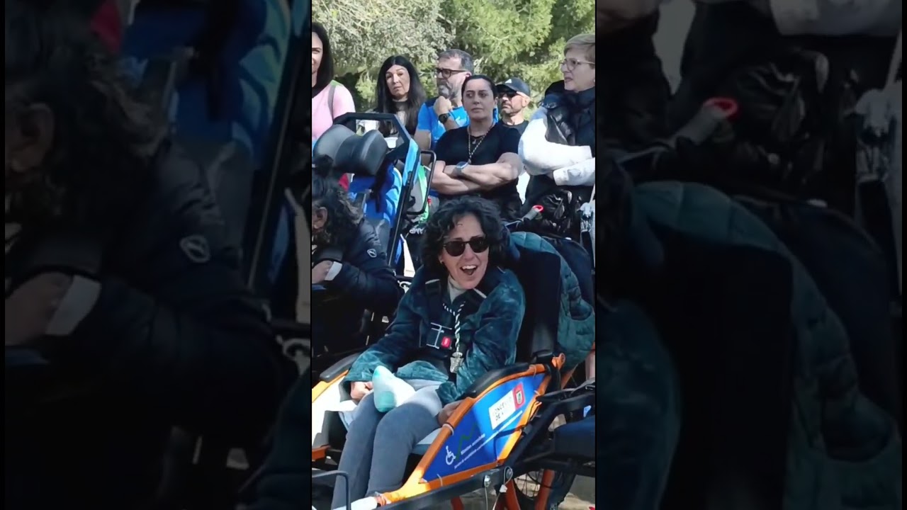 Primer camino del Rocío de la personas con parálisis cerebral de Aspace.