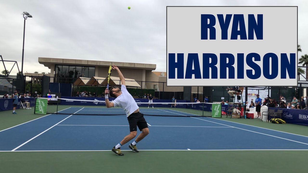 Ryan Harrison Tennis  Court level - 4k