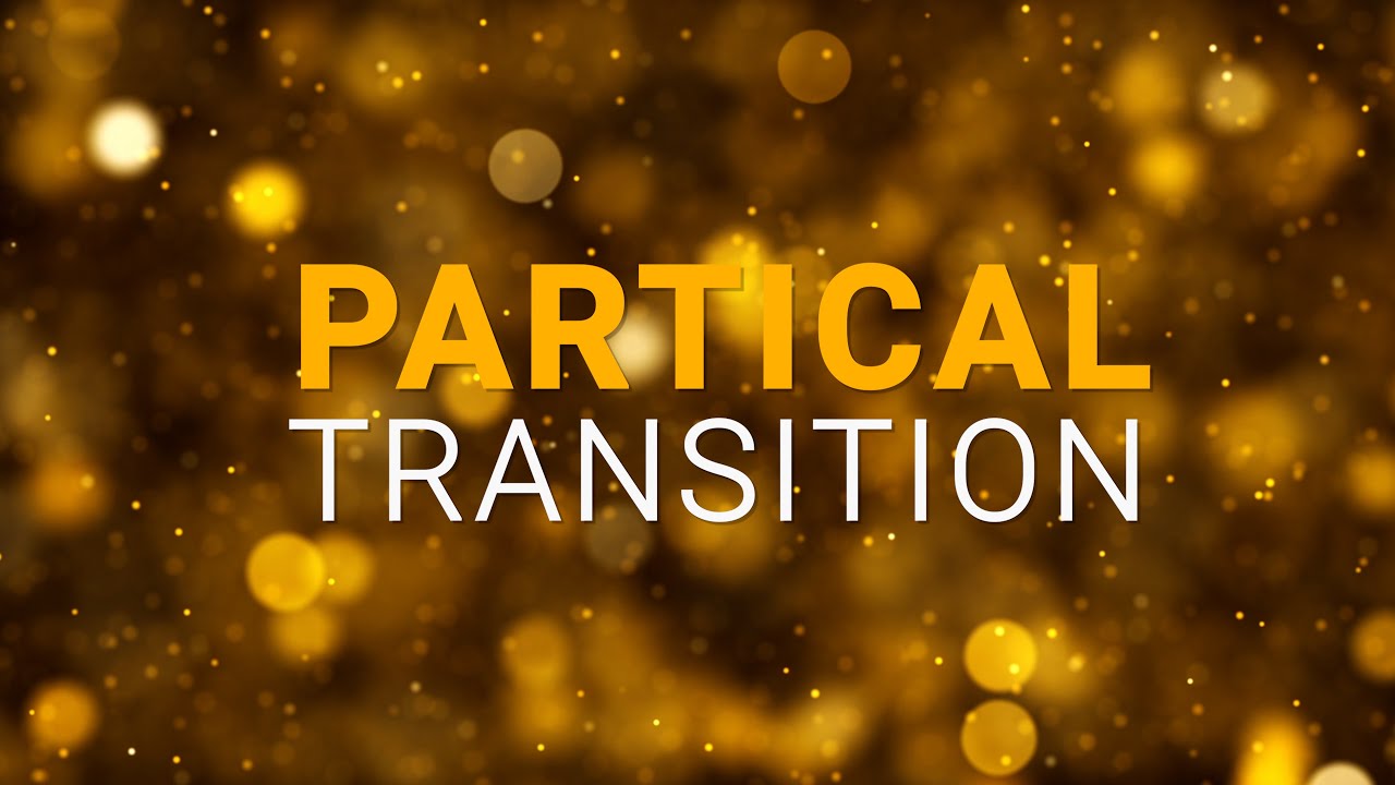 Particles Transition Green Screen & Overlay | Christmas Transition