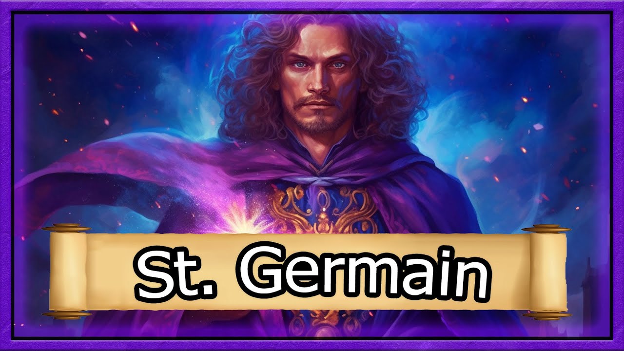 💜 SAINT GERMAIN 💜  Meditação guiada para transformação e evolução espiritual com a chama violeta💜