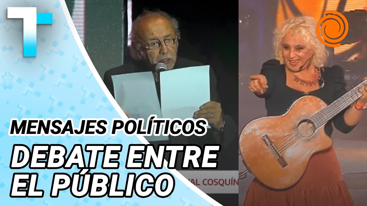 Discursos políticos en Cosquín: aplausos, críticas y opiniones del público