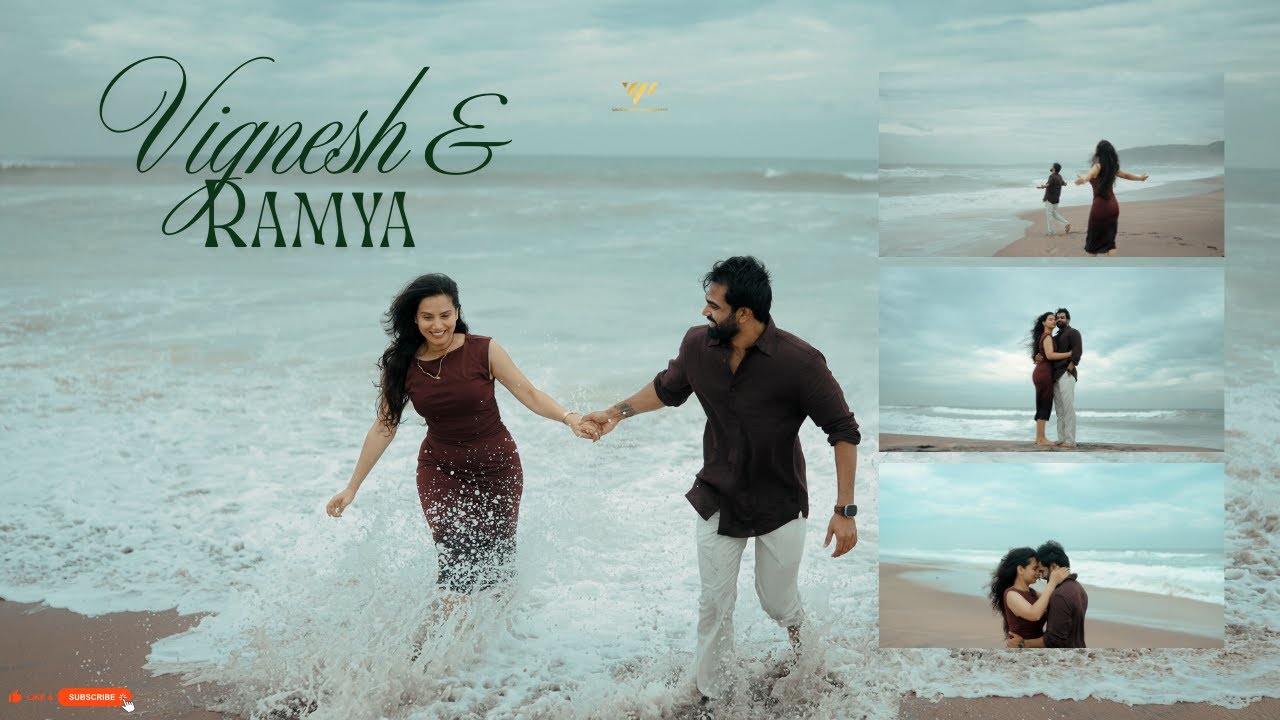 Vignesh & Ramya Pre-Wedding Shoot | Beautiful Moments at Vizag Beach 🌊❤️ #vizag #varunphotography