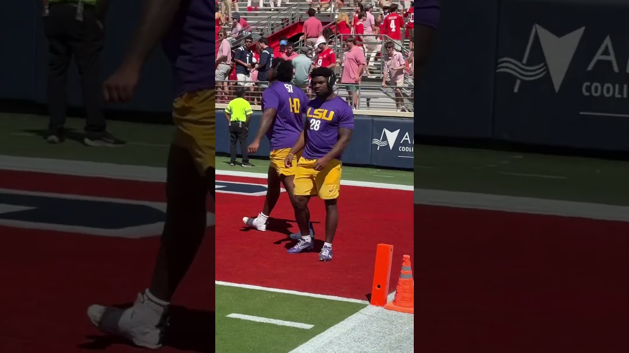Caden Durham is OUT today for #LSU