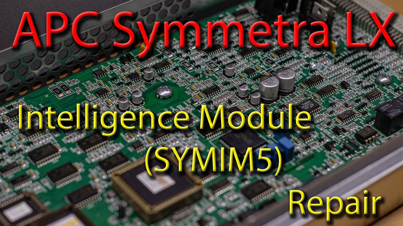 APC Symmetra LX мини обзор, ремонт intelligence module