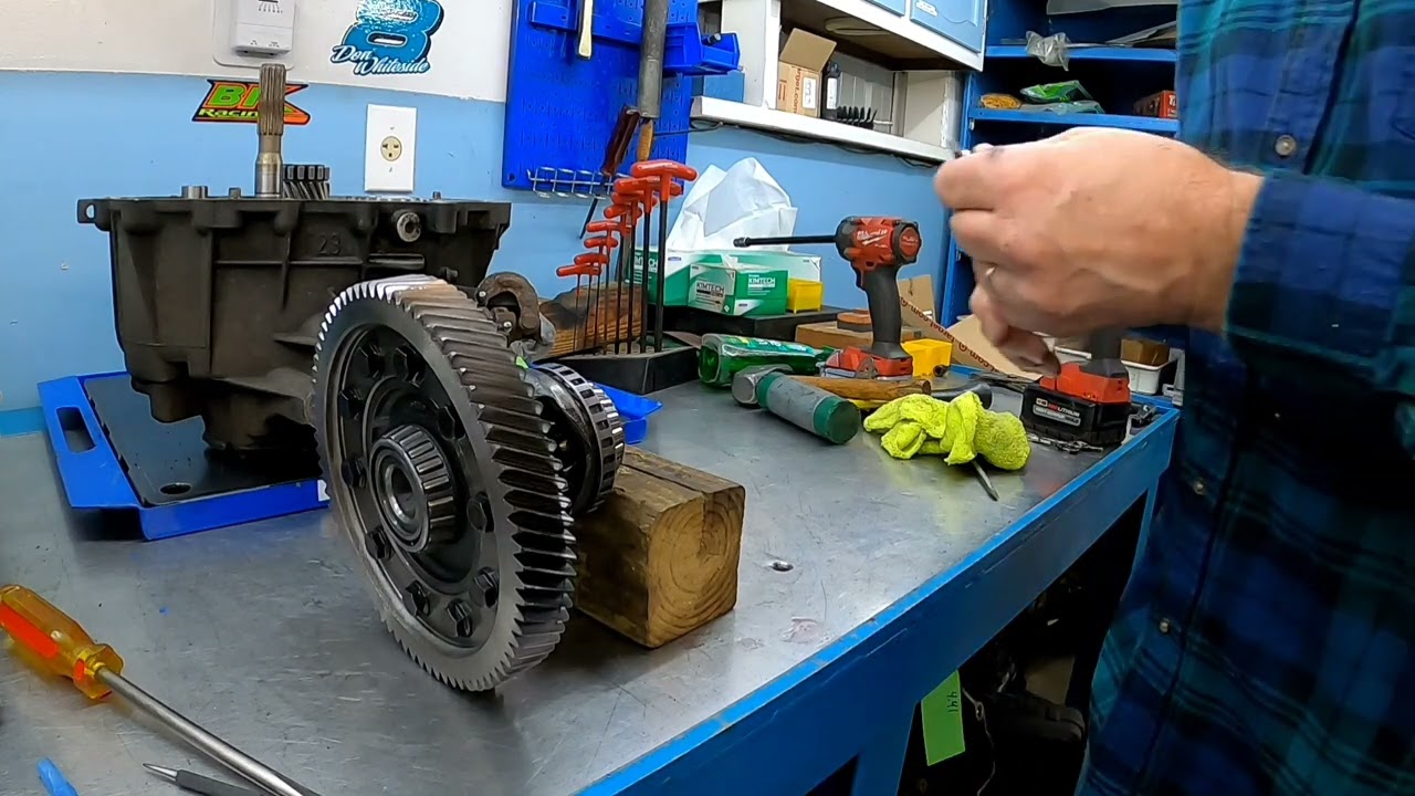Getrag F23 transmission. Installing a block type limited slip differential.
