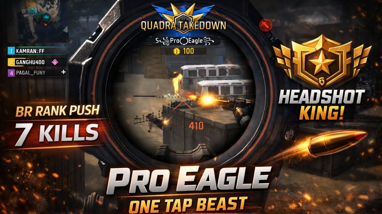 Pro Eagle OP One Tap 🔥 | CS Rank Gameplay | 7 Kills