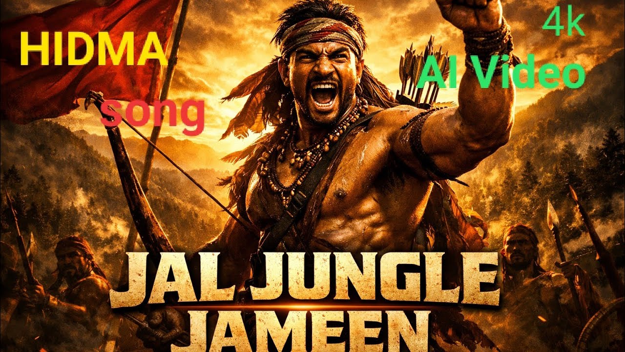 Hidma Song 🔥| Tribal Revolution Anthem | Jal Jungle Jameen 2026 Ai video