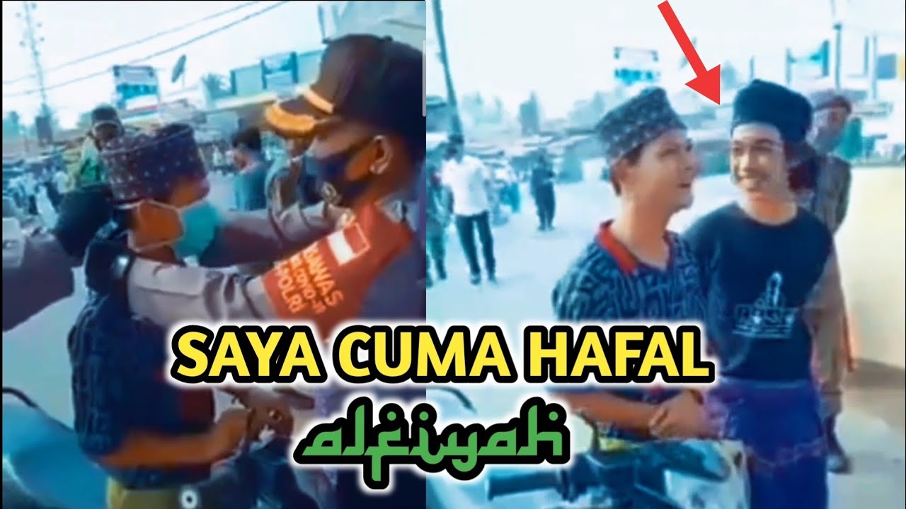 Santri Kena Razia Masker | Saya Cuma Hafal Alfiyah Pak