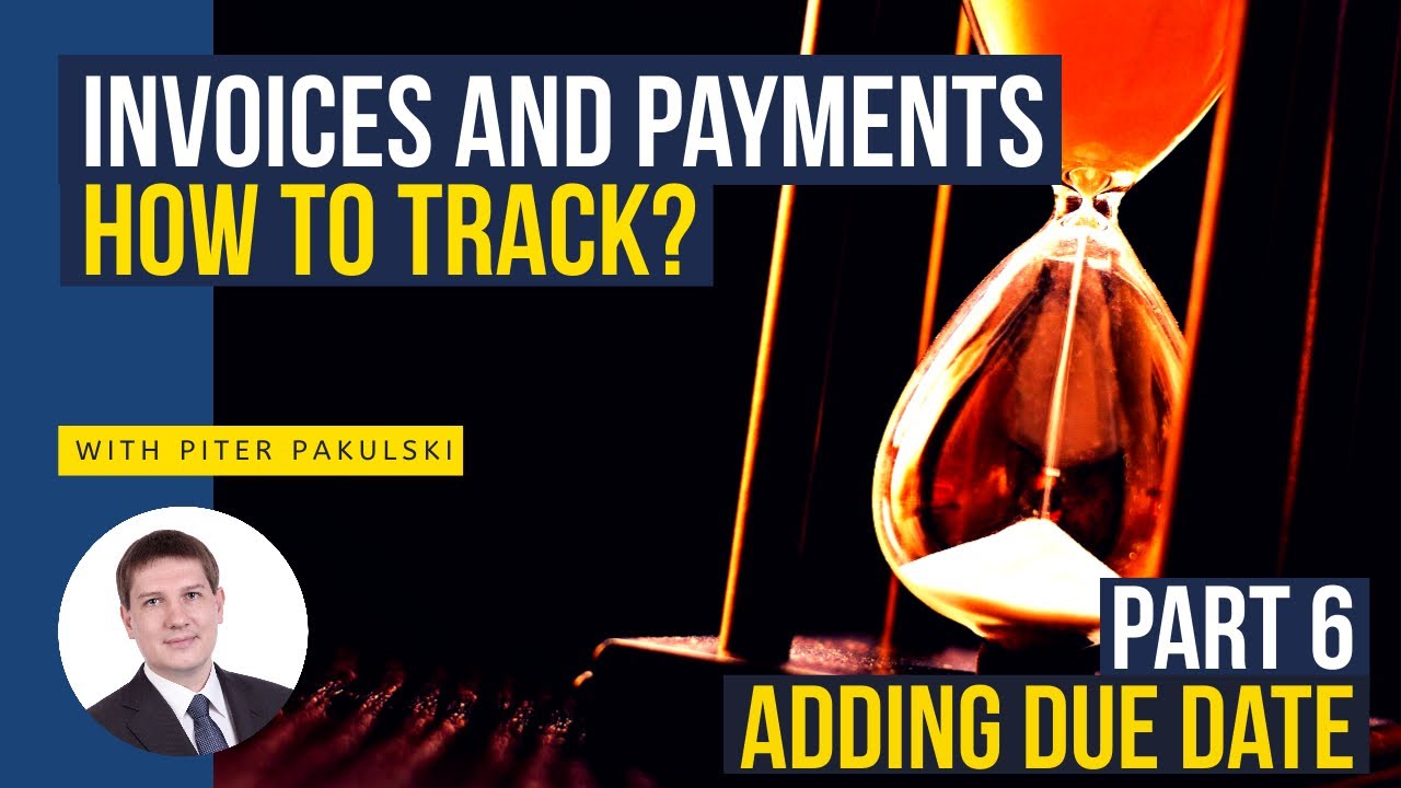 Tracking debt by vendor and invoice + due date. Part 6. Billing, invoicing and payments in MS Excel.
