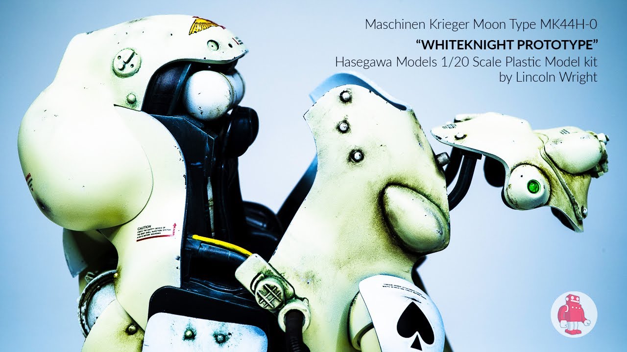 Maschinen Krieger MK44 WhiteKnight Full Weathering Steps