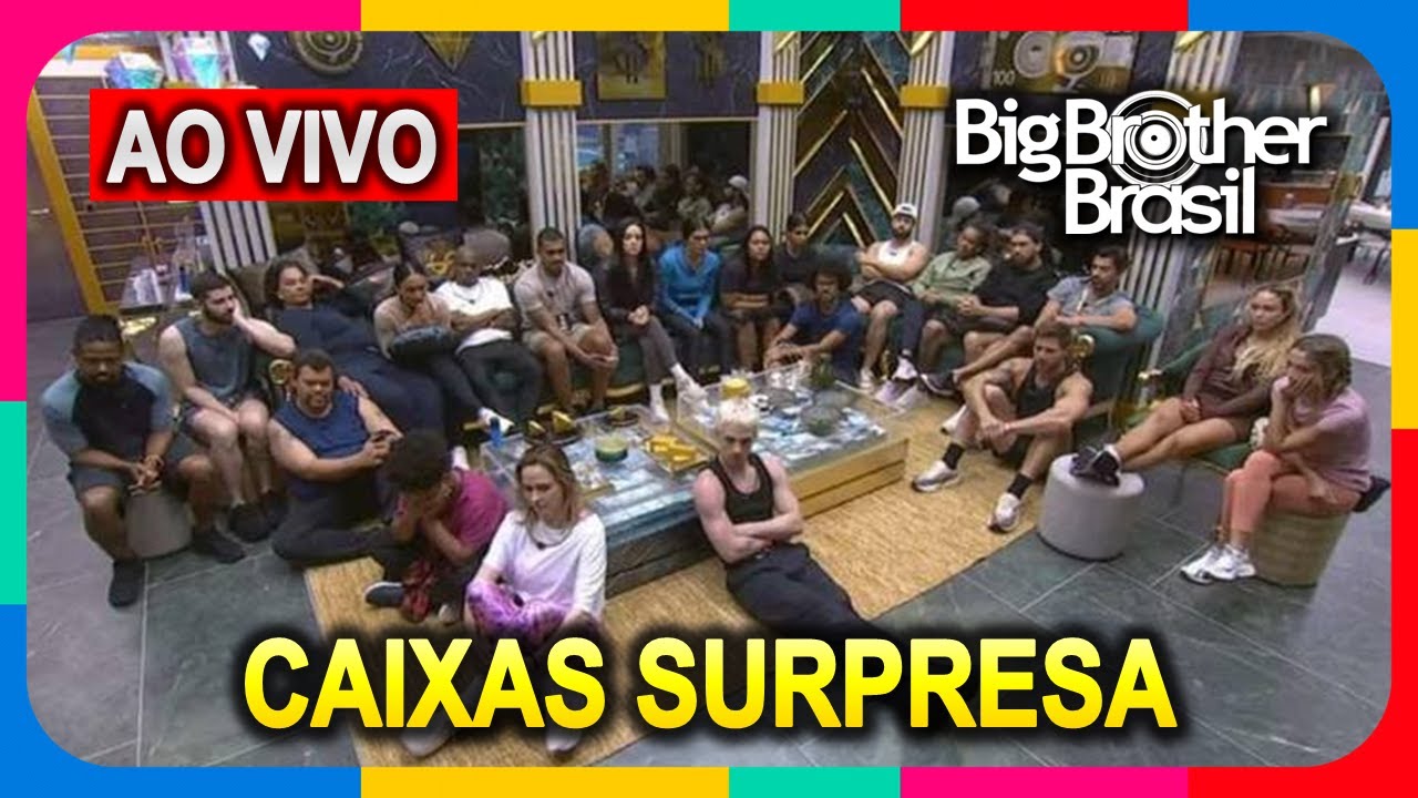 BBB 26: Caixas Surpresa com brother emparedado AO VIVO - 23/01/2026 #BBB26 AO VIVO