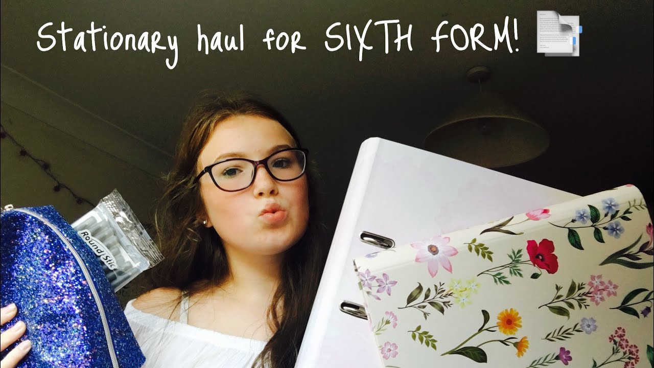 Back to school stationary haul for SIXTH FORM! What you need 📑🖍