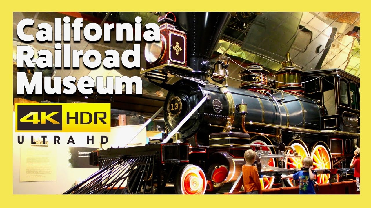 Sacramento California Railway Museum Steam Train Locomotives Old Town Train Museum - Vacation Travel