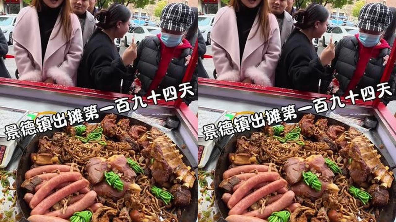 沉浸式带你体验我在江西景德镇卖大锅卤菜的快乐 #景德镇美食#瓷都景德镇#卤菜熟食