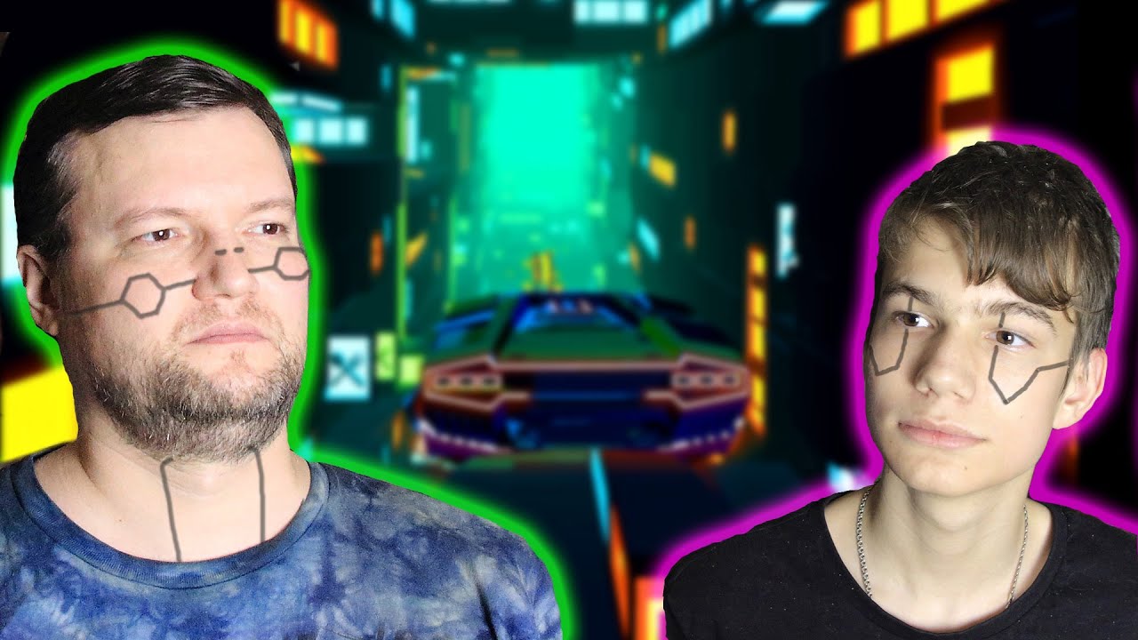Neon Flytron: Cyberpunk Racer - киберпанк игра для смартфонов и планшетов