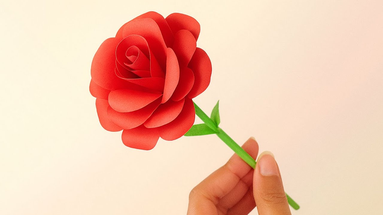 Easy Paper Rose Making | Perfect for Gifts & Decor