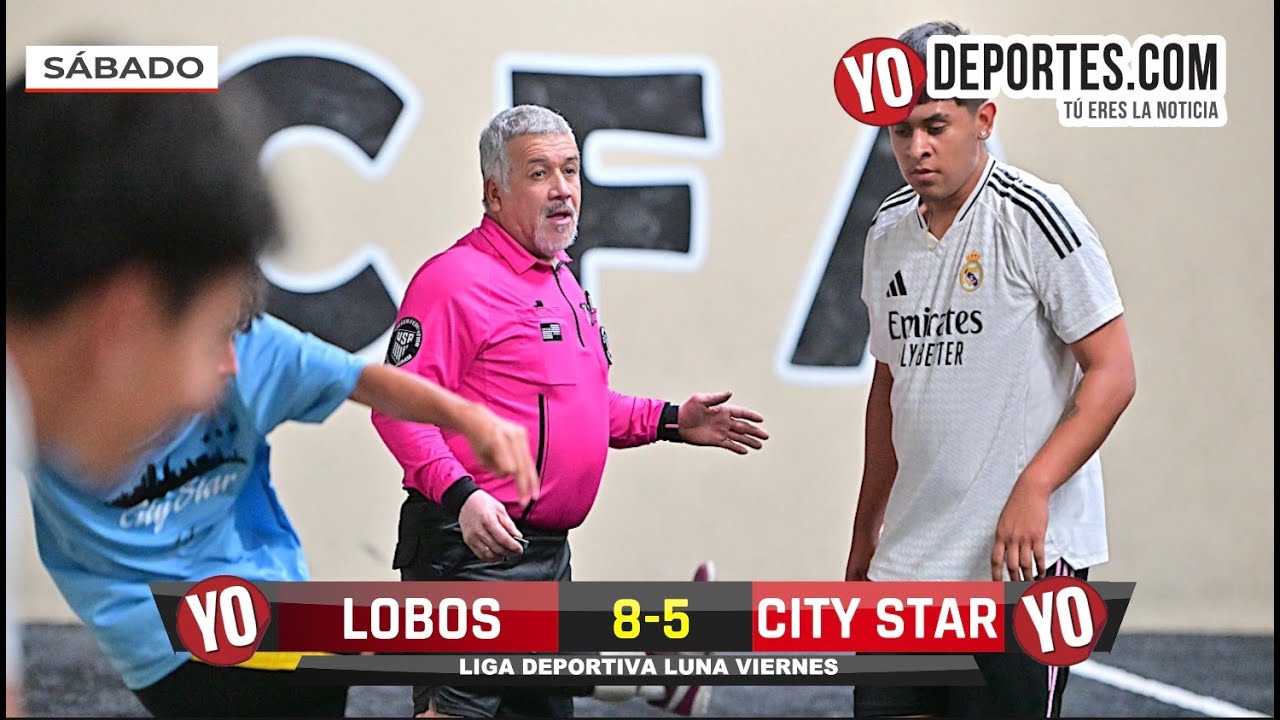 Lobos 🆚 City Star Sábado Liga Deportiva Luna Chicago Futsal Academy #yodeportes