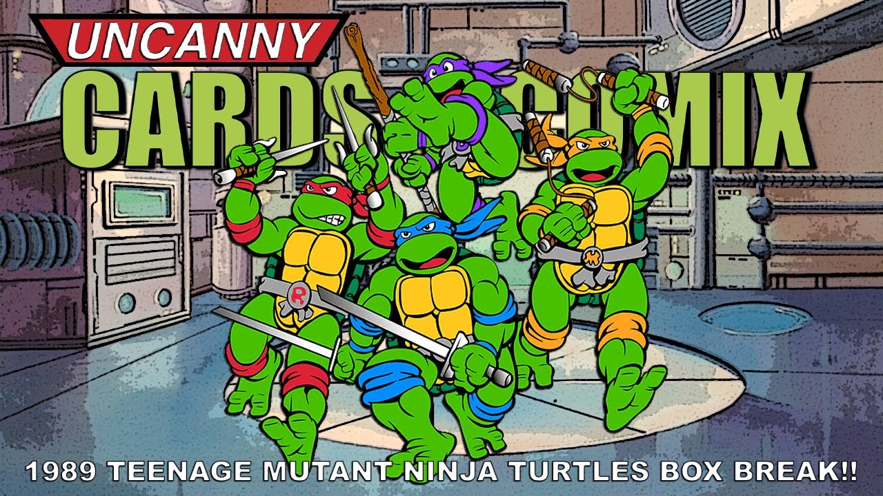 1989 TEENAGE MUTANT NINJA TURTLES BOX OPENING | UNCANNY CARDS & COMIX