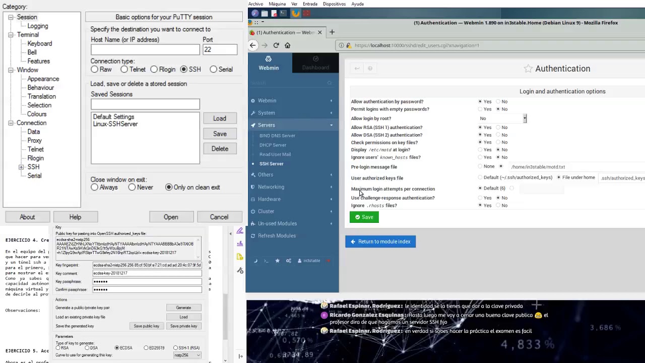 CONFIGURACION DEL SERVICIO SSH