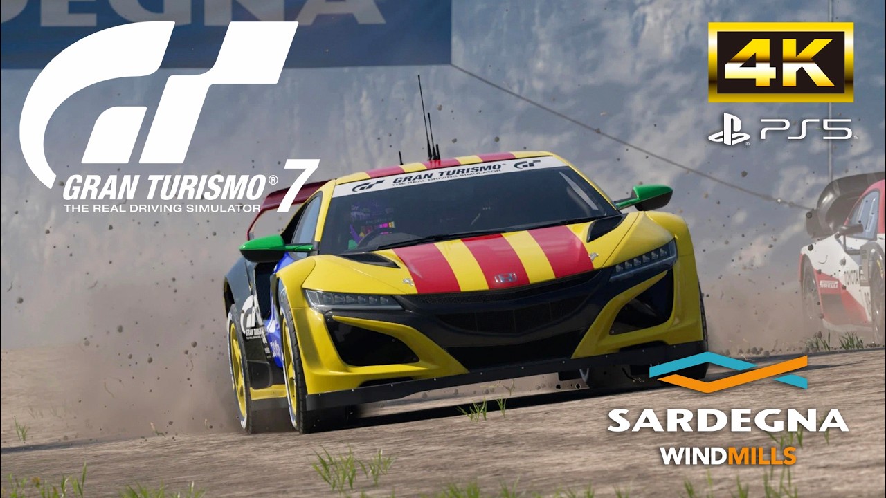 【GT7】 ♯45  グランツーリスモ7でコスタノヴァ号を作って世界のダートコース「サルディーニャ・ウィンドミルズ」で走らせてみた！【PS5】　#グランツーリスモ7