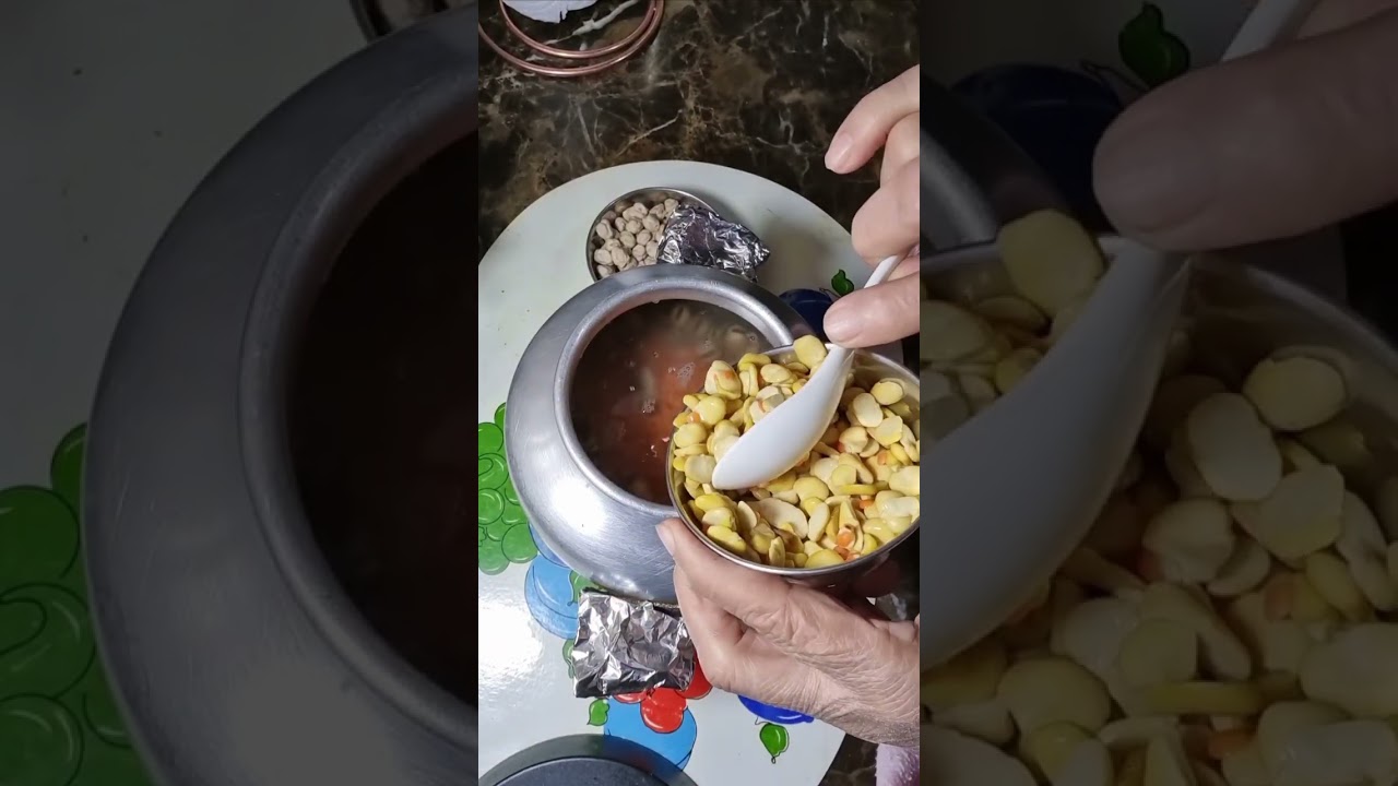 تدميس الفول مع الحمص