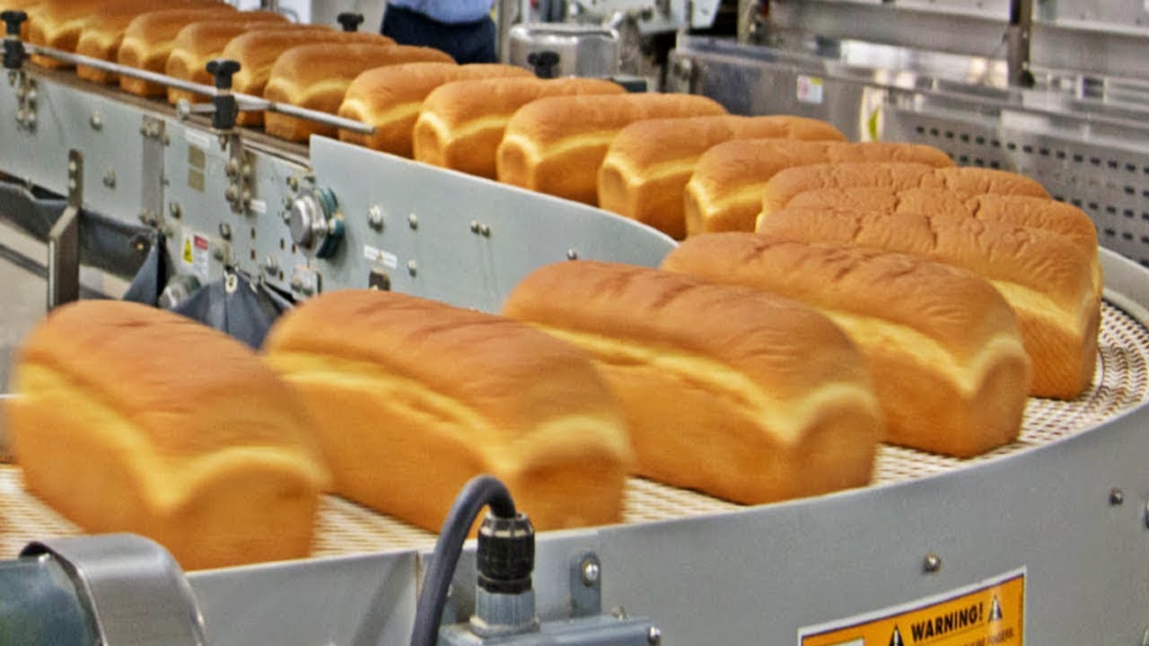 COMO se HACE el PAN de MOLDE industrial en las FÁBRICAS🍞| Como se FABRICA el PAN de MOLDE BIMBO